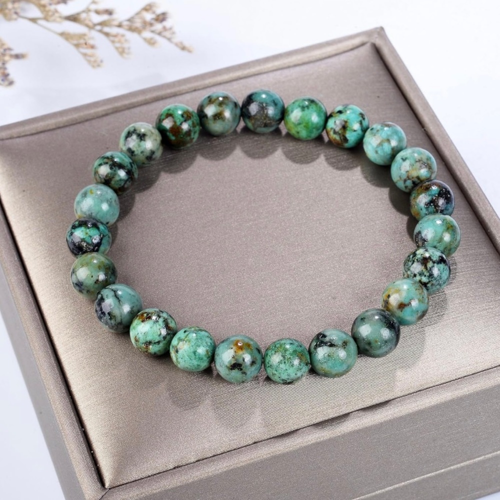 🆕New African Turquoise 8mm Healing Gemstone Bracelet